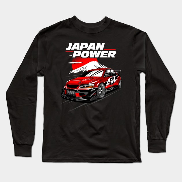 Mitsubishi Evo 8 Long Sleeve T-Shirt by SpeedPistion